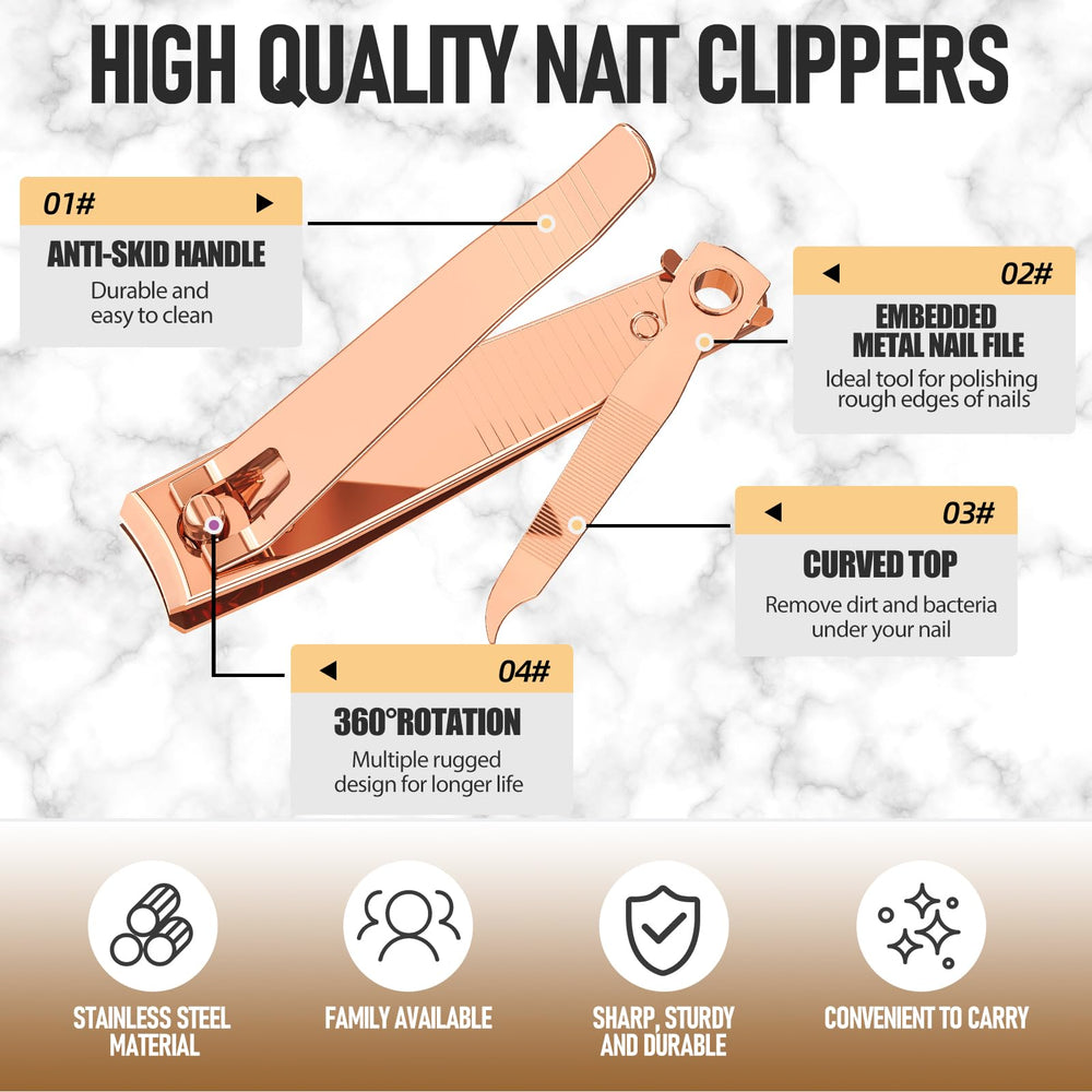 FiriKer lever-action clippers provide easy, smooth cuts for thick nails.