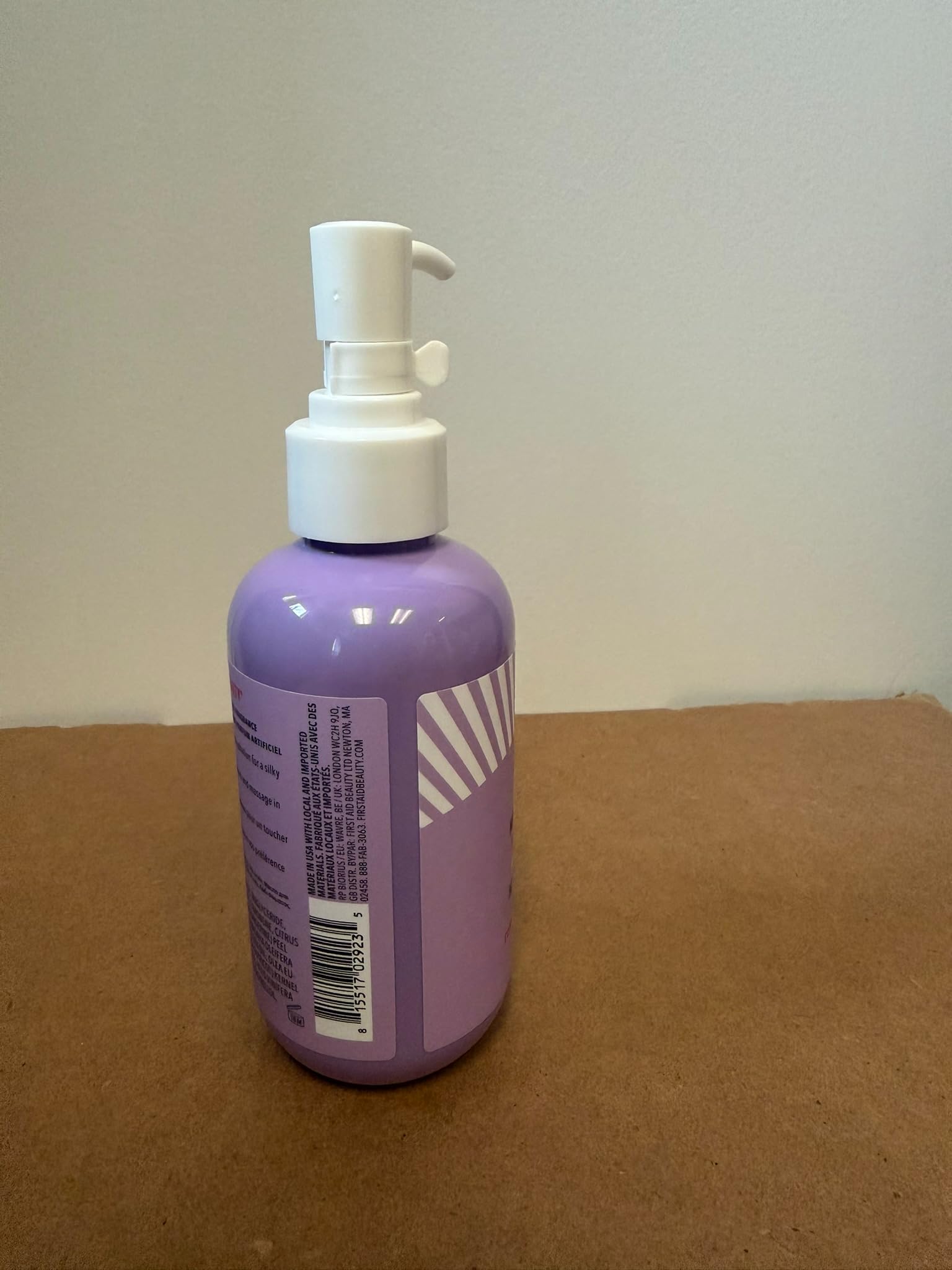 First Aid Beauty 6-oz bottle fragrance-free formula for sensitive skin.