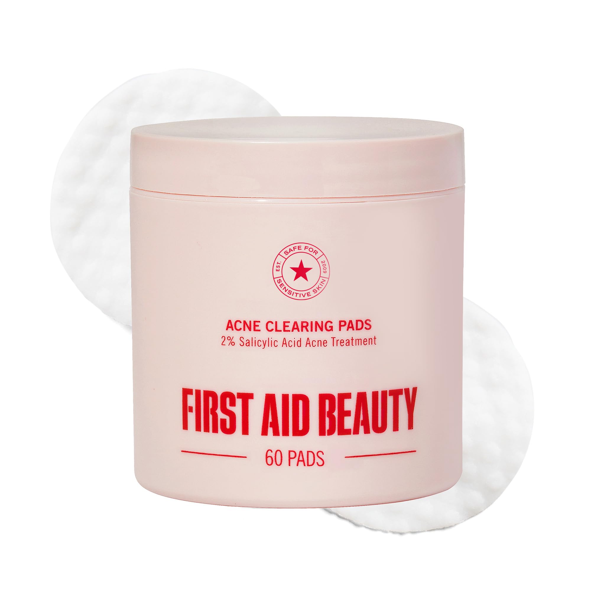 First Aid Beauty acne pads face pack for easy daily blemish care.