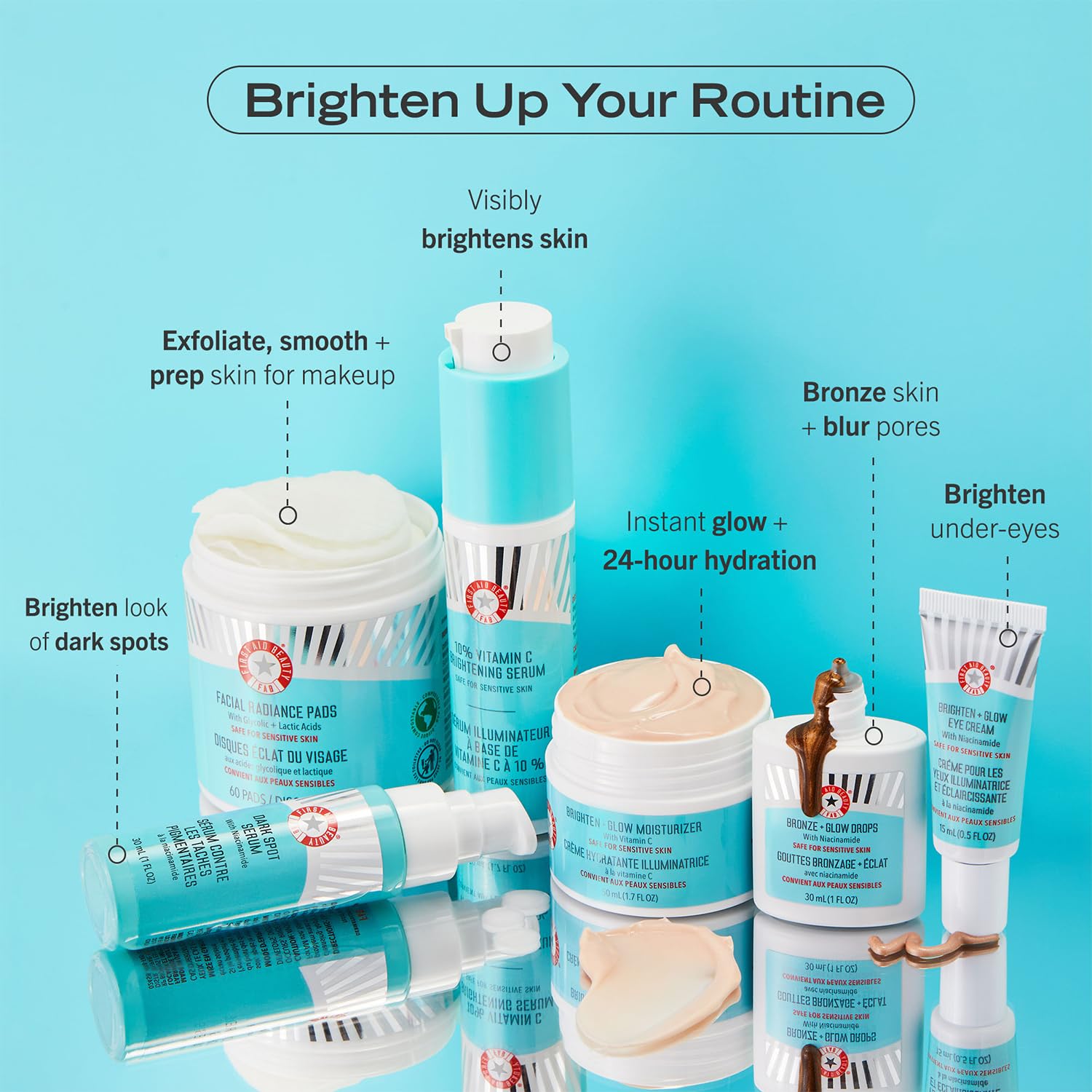 First Aid Beauty Apto para piel sensible.
