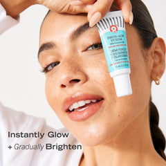 Texture swatch of First Aid Beauty Brighten + Glow Eye Cream