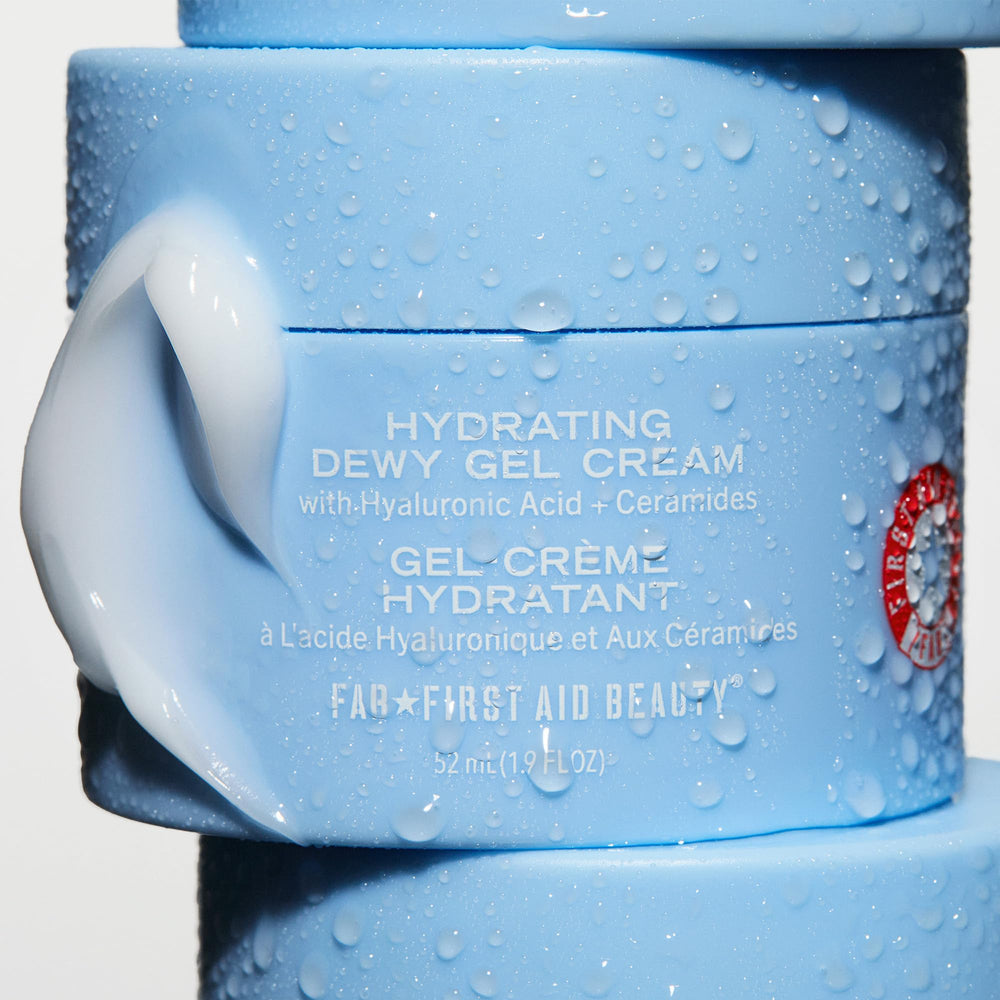 Ceramides in First Aid Beauty help support the skin barrier.