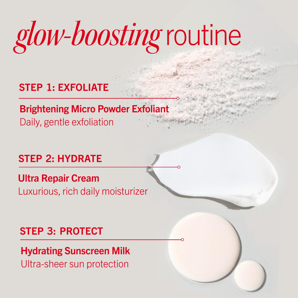 First Aid Beauty Exfoliante en polvo micro, exfoliación suave adecuada para piel sensible.