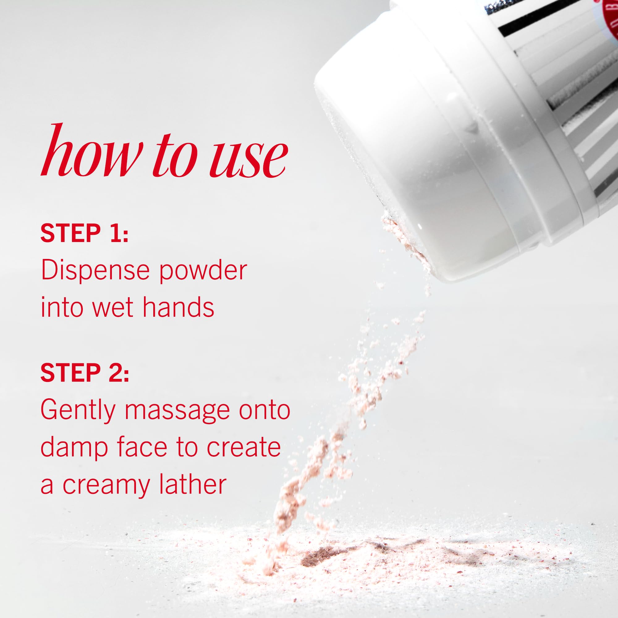 First Aid Beauty Exfoliante en polvo micro, sin fragancias artificiales para piel sensible.