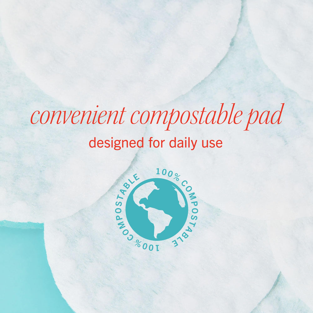 First Aid Beauty Facial Radiance Pads compostable packaging emphasizes sustainability