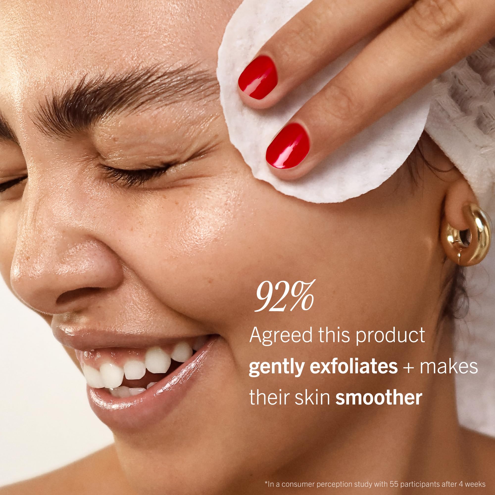 First Aid Beauty facial radiance pads refine pores during daily skincare ritual.
