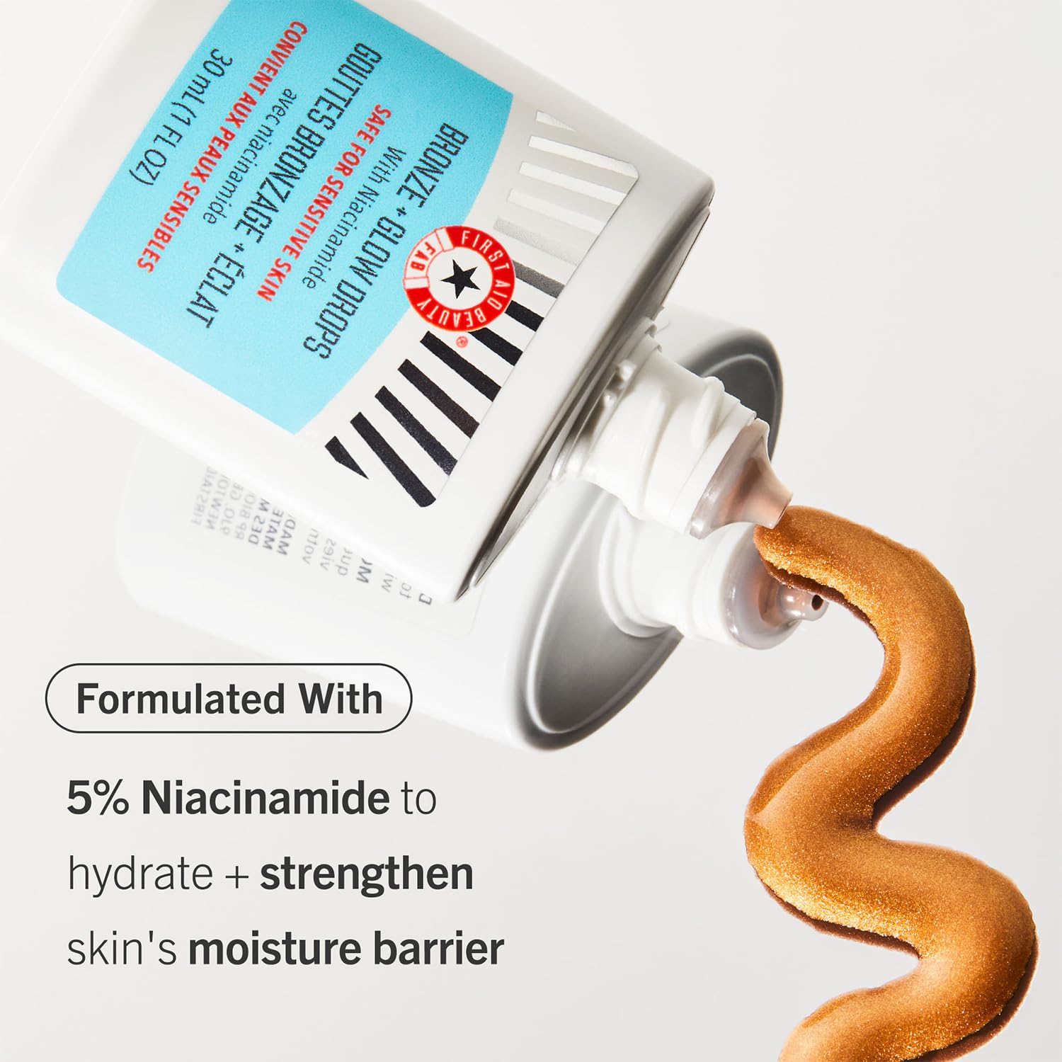 First Aid Beauty Hidratación Ligera para piel suave.