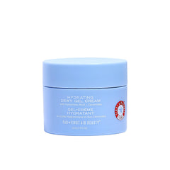 First Aid Beauty hydrating dewy gel cream front view bottle for all-day hydration.