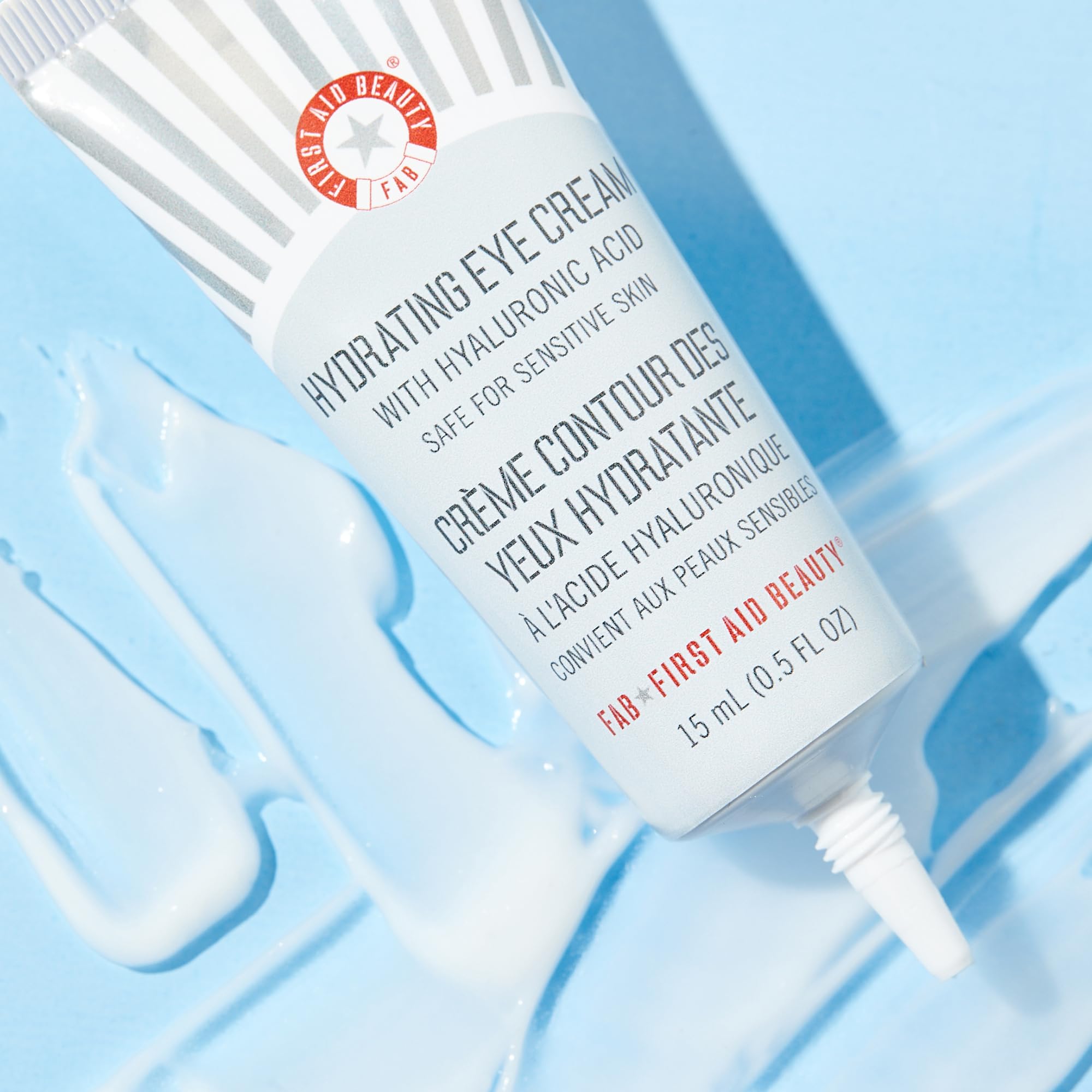 Cruelty-free vegan First Aid Beauty eye cream suitable for sensitive skin