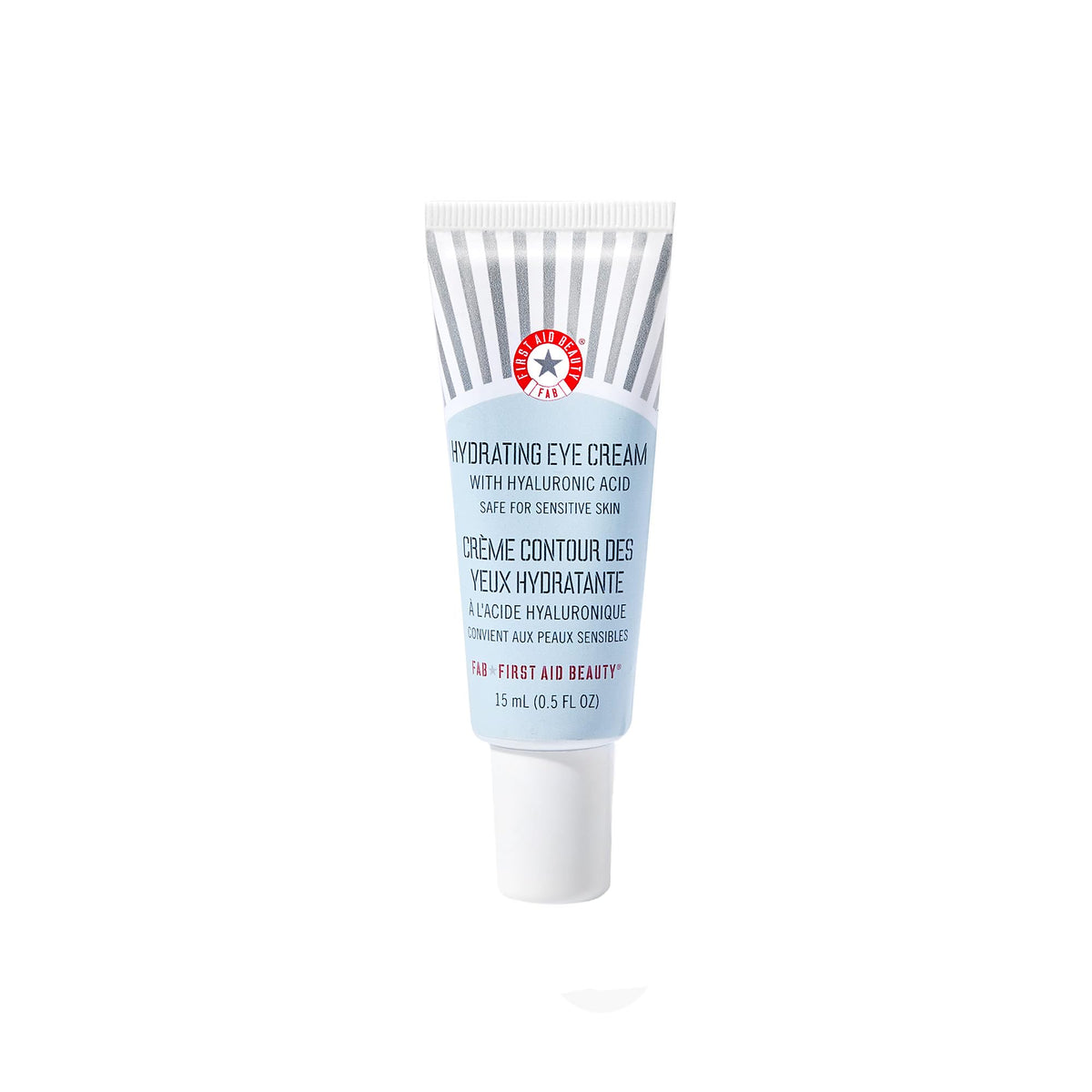 First Aid Beauty Hydrating Eye Cream jar with hyaluronic acid for lasting moisture