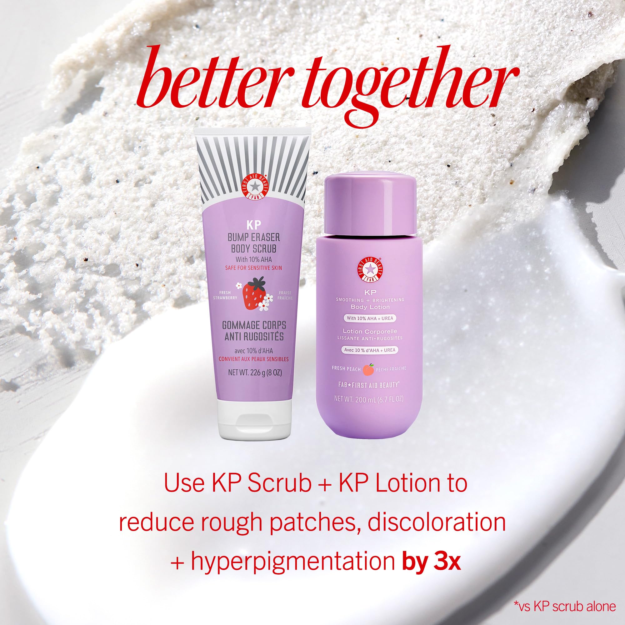First Aid Beauty KP Bump Eraser, empaque compacto, ideal para viaje
