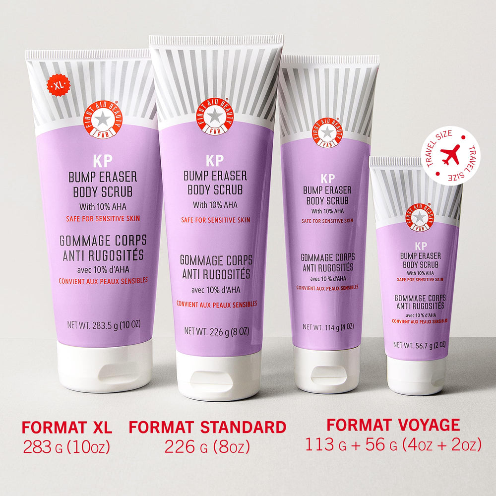 Skin surface close-up suggests smoother texture after using KP Bump Eraser