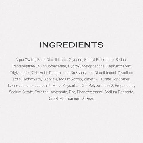 First Aid Beauty retinol complex serum dispersion application demonstrates even coverage and absorption