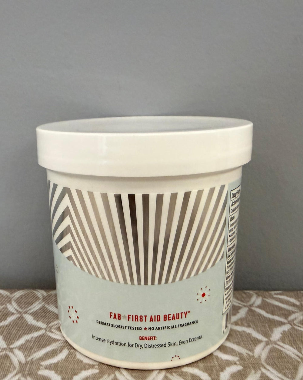First Aid Beauty Ultra Repair Cream after shower hydration use