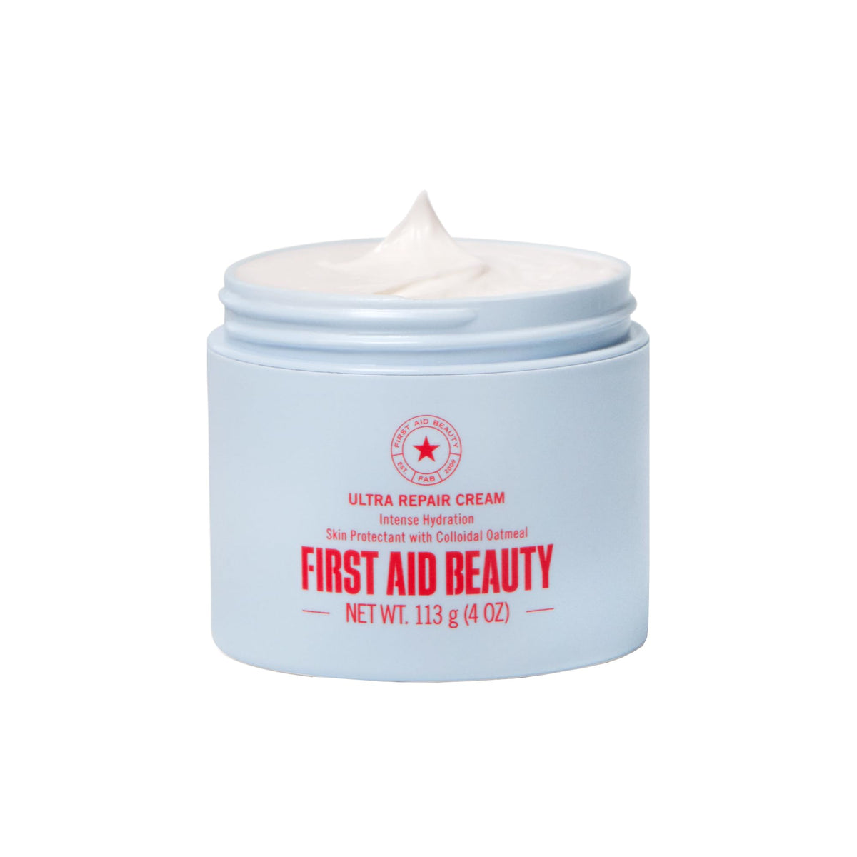 First Aid Beauty Ultra Repair Cream bottle front for hydration and barrier support