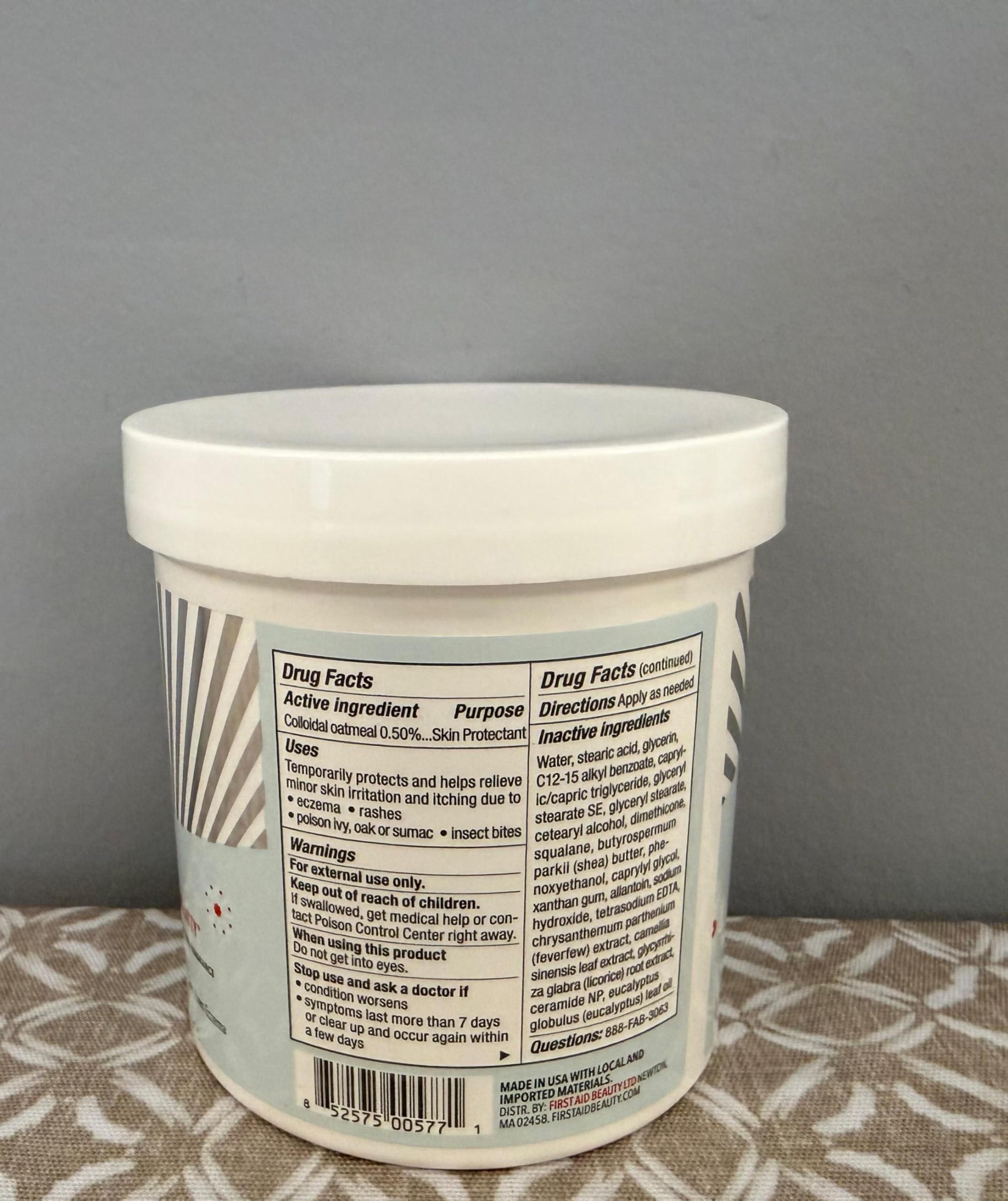 First Aid Beauty Ultra Repair Cream logo on jar