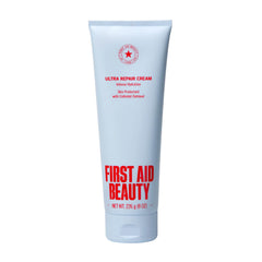 First Aid Beauty Ultra Repair Cream with whipped texture delivers quick absorption and deep hydration.