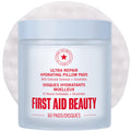 First Aid Beauty Ultra Repair Hydrating Pillow Pads – Soothing Oatmeal & Ceramide Face Pads (60-Count)