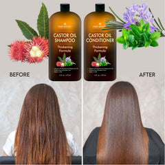 First Botany Castor Oil Conditioner bottle delivers deep hydration for soft, manageable hair.