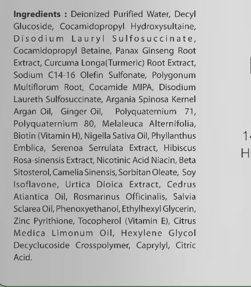 First Botany Cosmeceuticals ingredientes clave fortalecen cabello y promueven crecimiento.