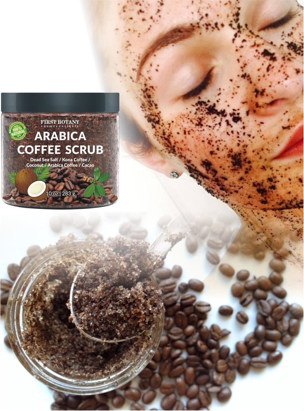 First Botany Cosmeceuticals Scrub con manteca de karité para nutrición profunda