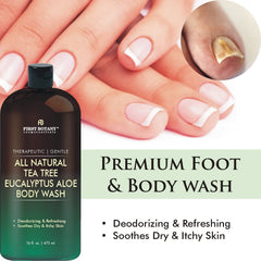 First Botany espuma suave de ducha cubre la piel