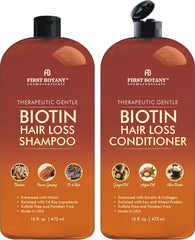 First Botany hair growth shampoo bottle front view promoting scalp vitality.