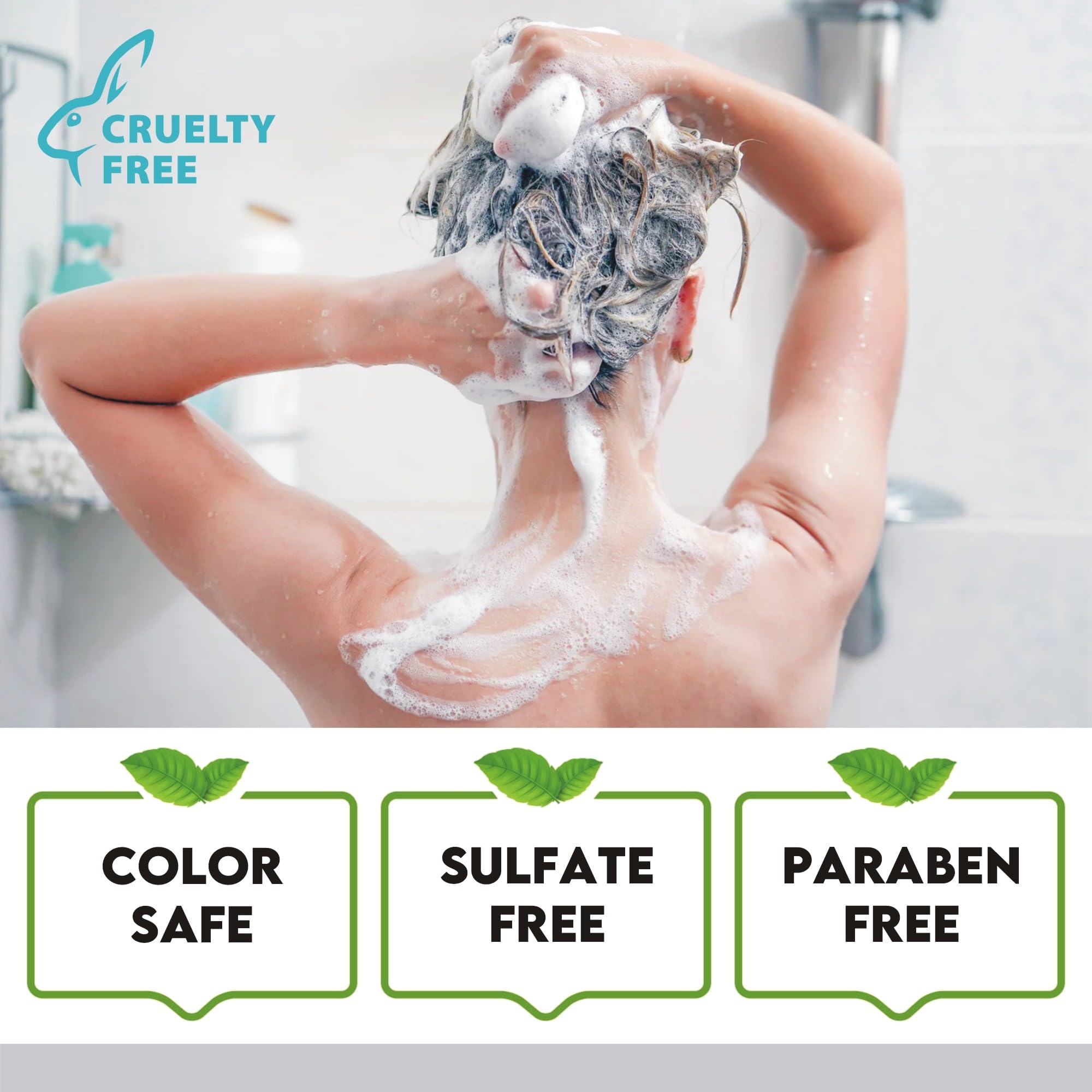 First Botany Shampoo hecho en EEUU, ingredientes premium para cabello saludable.