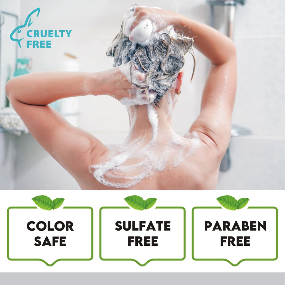 First Botany Shampoo hecho en EEUU, ingredientes premium para cabello saludable.