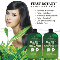 First Botany Tea Tree Mint Conditioner bottle for detangling and shine