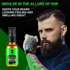 First Melody vitamin E jojoba blend bottle highlighting natural beard care.