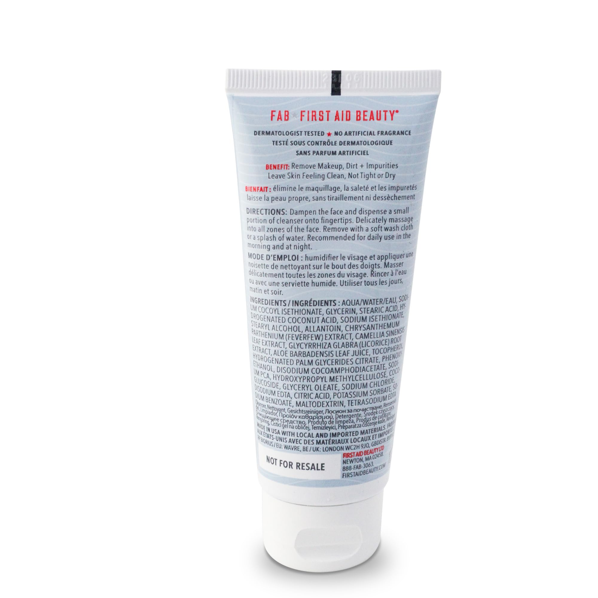 11 oz bottle shown for standard daily use in a vanity setup.