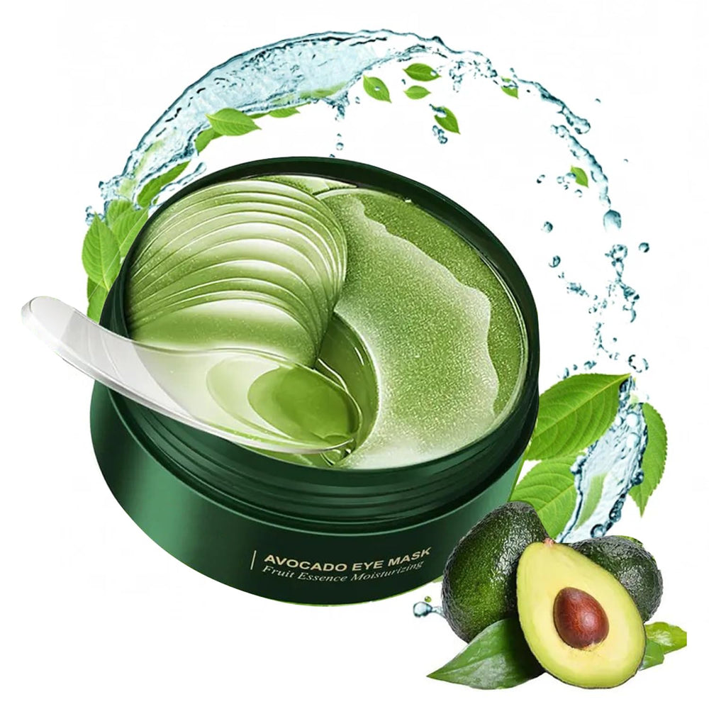 Firstfly avocado eye mask packaging ready for at-home spa treatment.