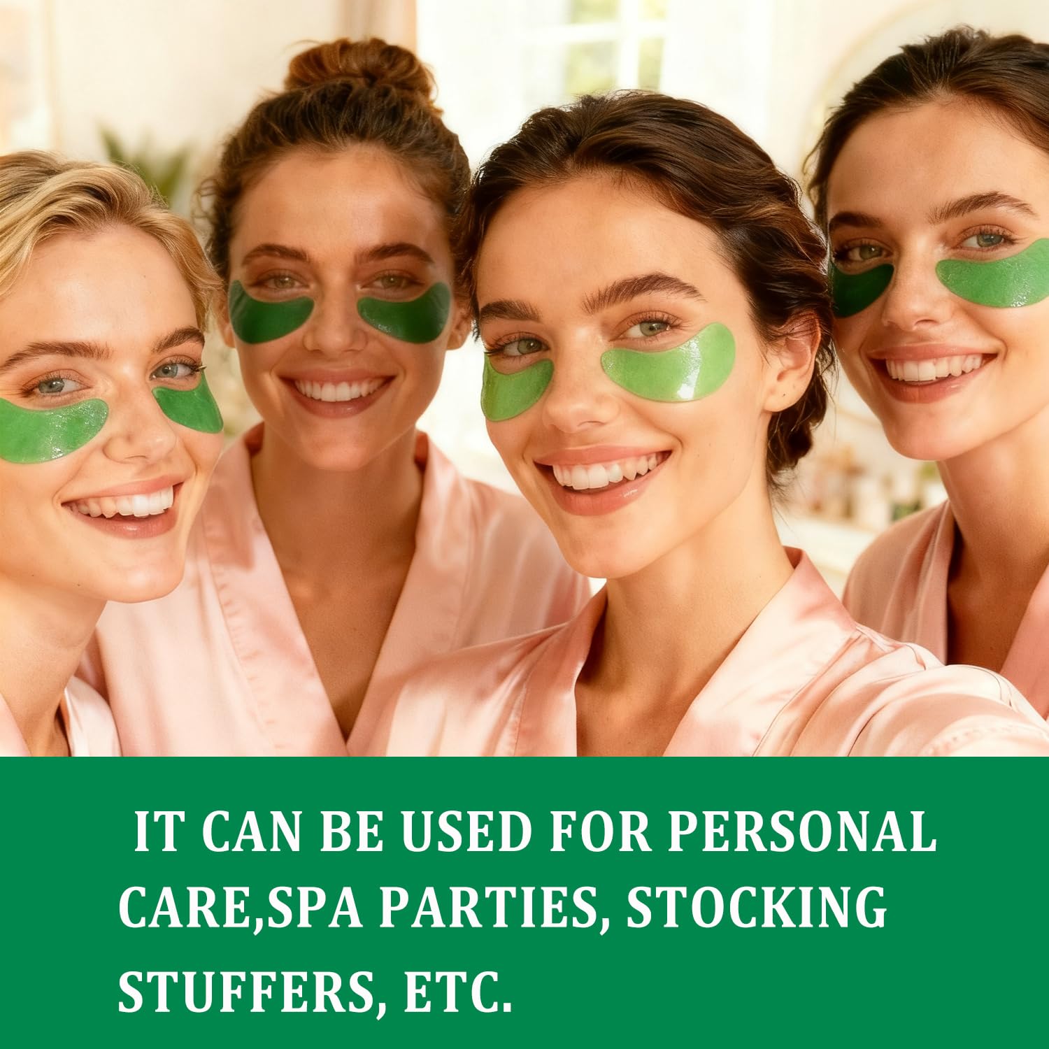 Firstfly avocado eye mask spoon included for easy patch removal.