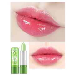 Firstfly balsamo labial Aloe Vera a prueba de agua para salir
