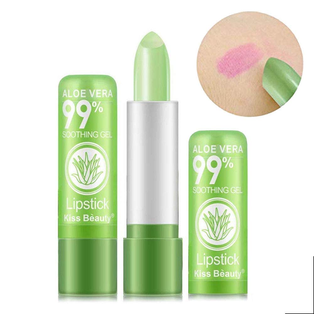 Firstfly balsamo labial Aloe Vera, doble juego, hidratación duradera para todo el día