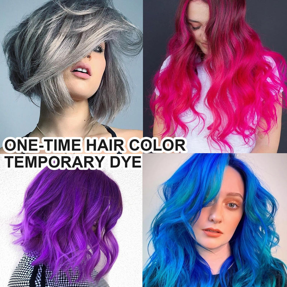 Firstfly blue temporary hair color spray gift-ready packaging for creative styling.