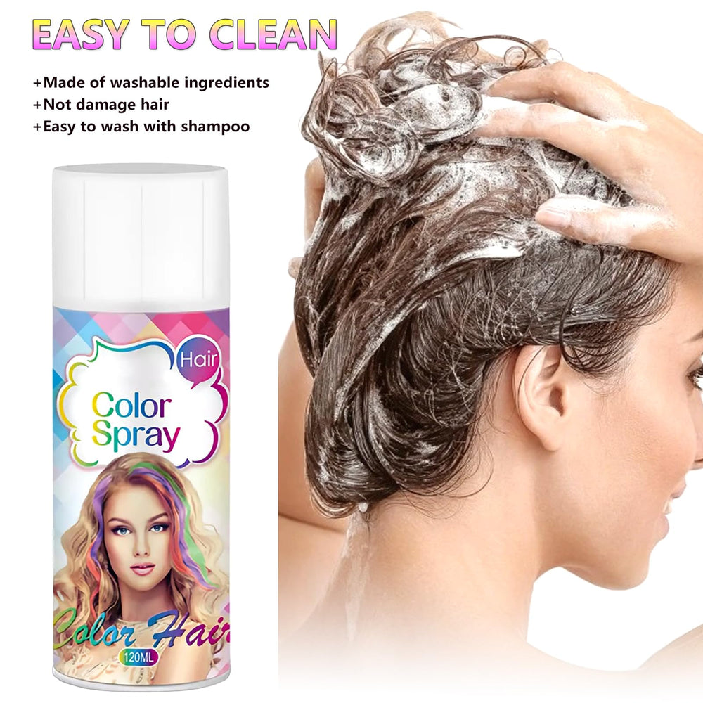 Firstfly blue temporary hair color spray kid-friendly formula for creative daily fun.