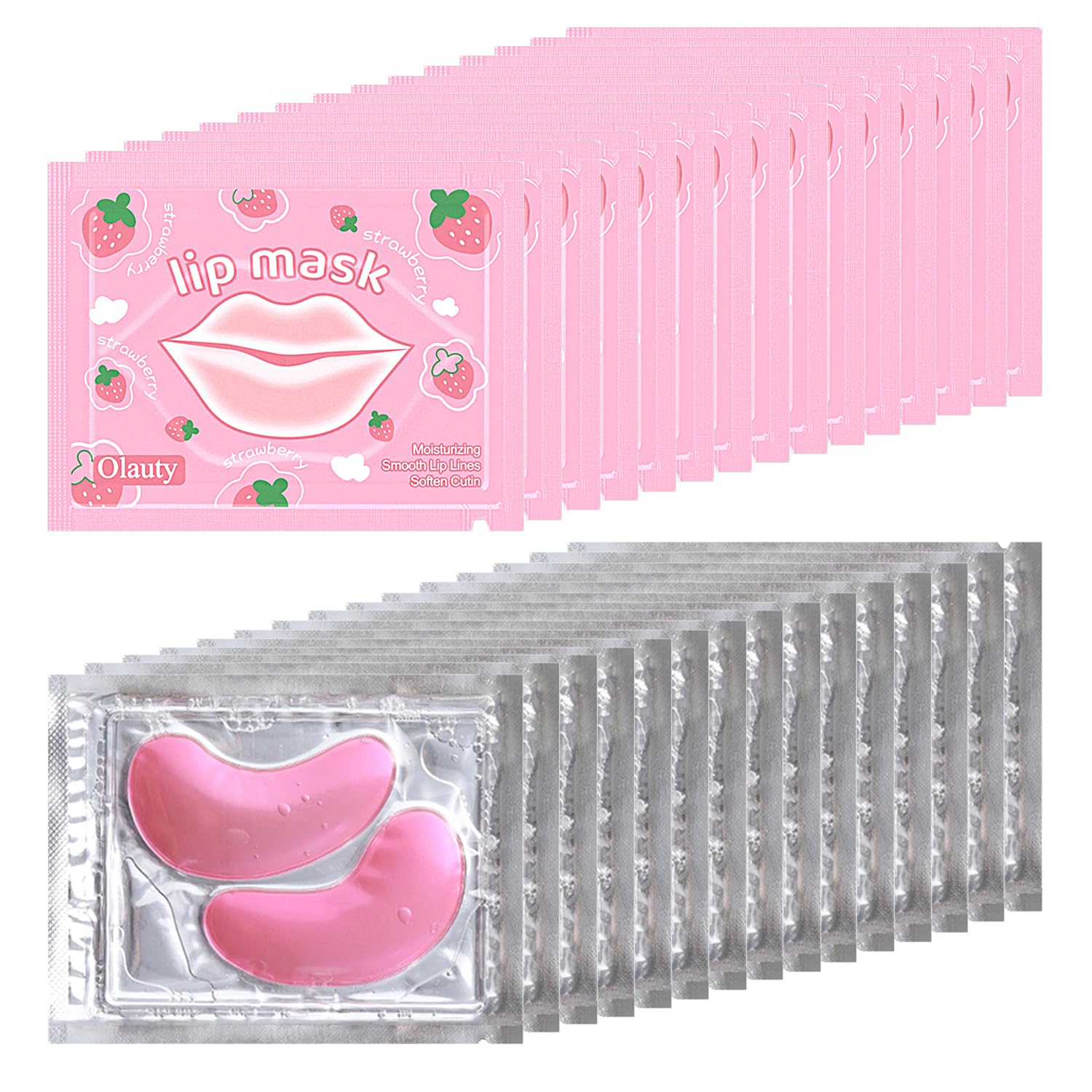 Firstfly eye masks pink pack refresh tired eyes and reduce puffiness