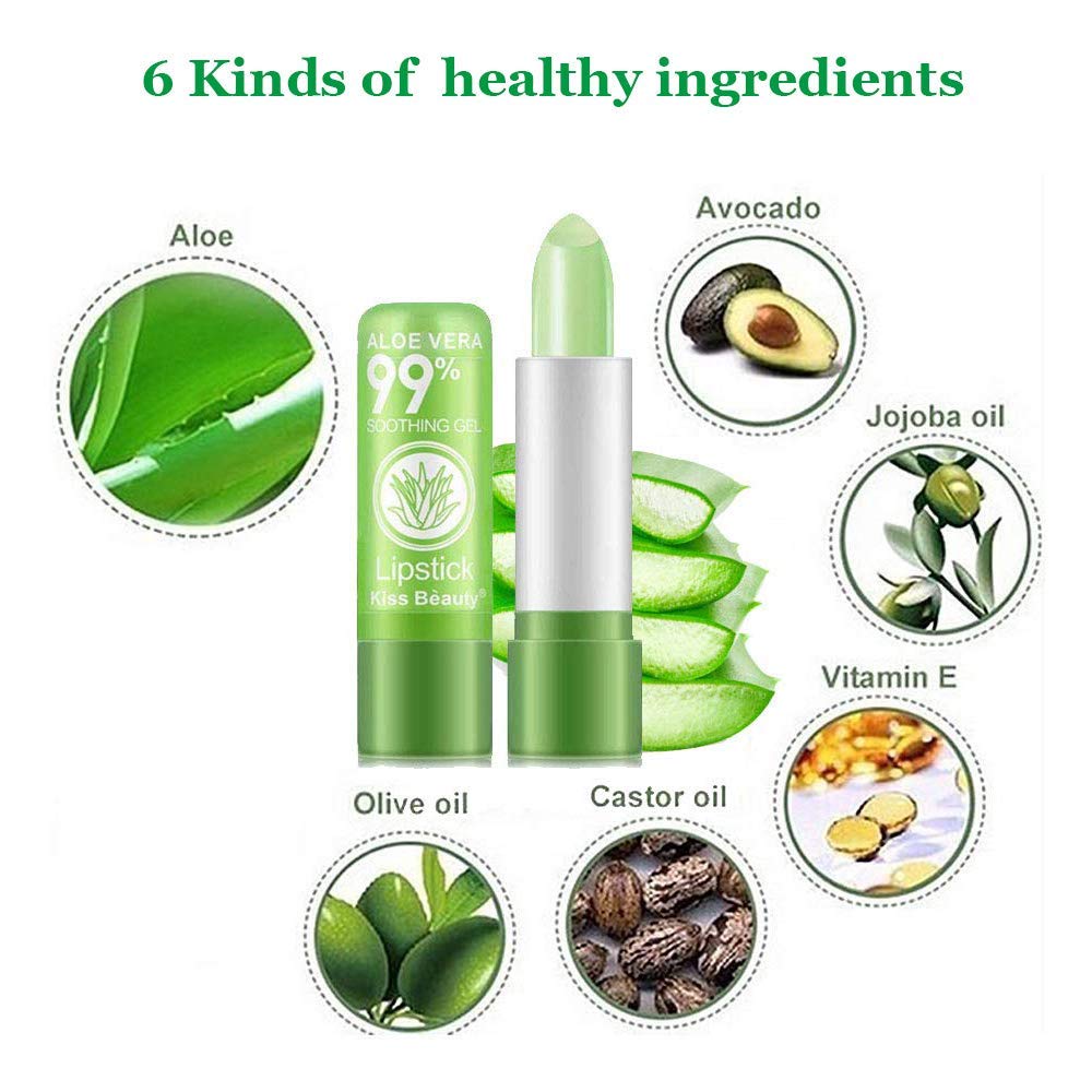 Firstfly labial Aloe Vera con aroma suave para uso diario