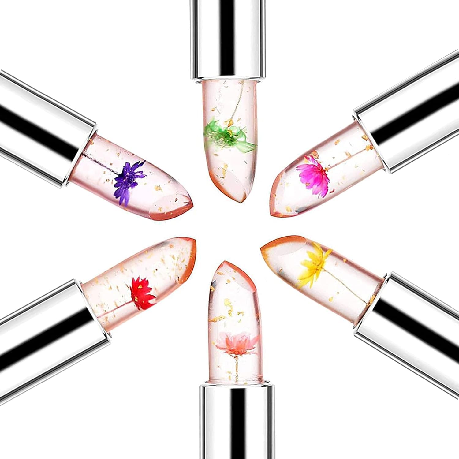 Firstfly temperature-responsive lip color changing with lip warmth.
