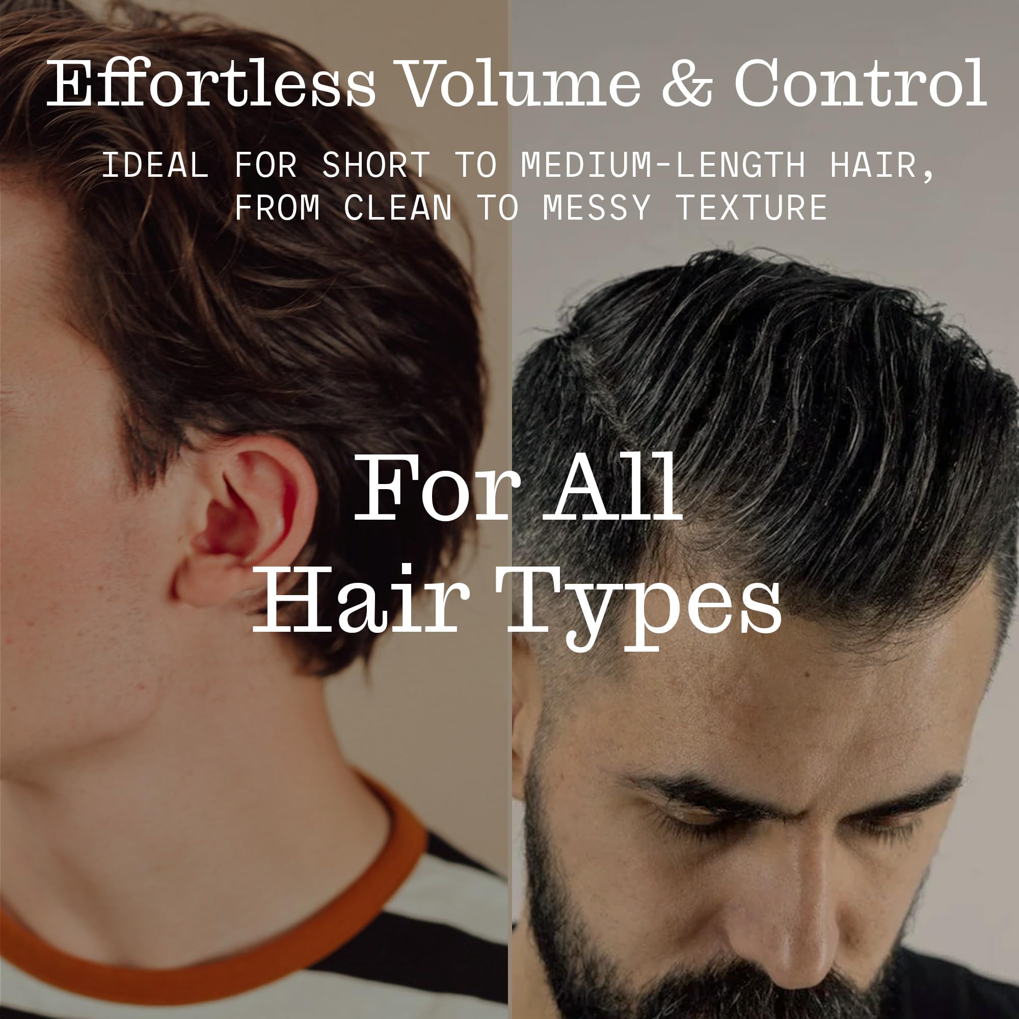 Firsthand Supply Hair Clay Pomade applied on damp or dry hair for restyling.