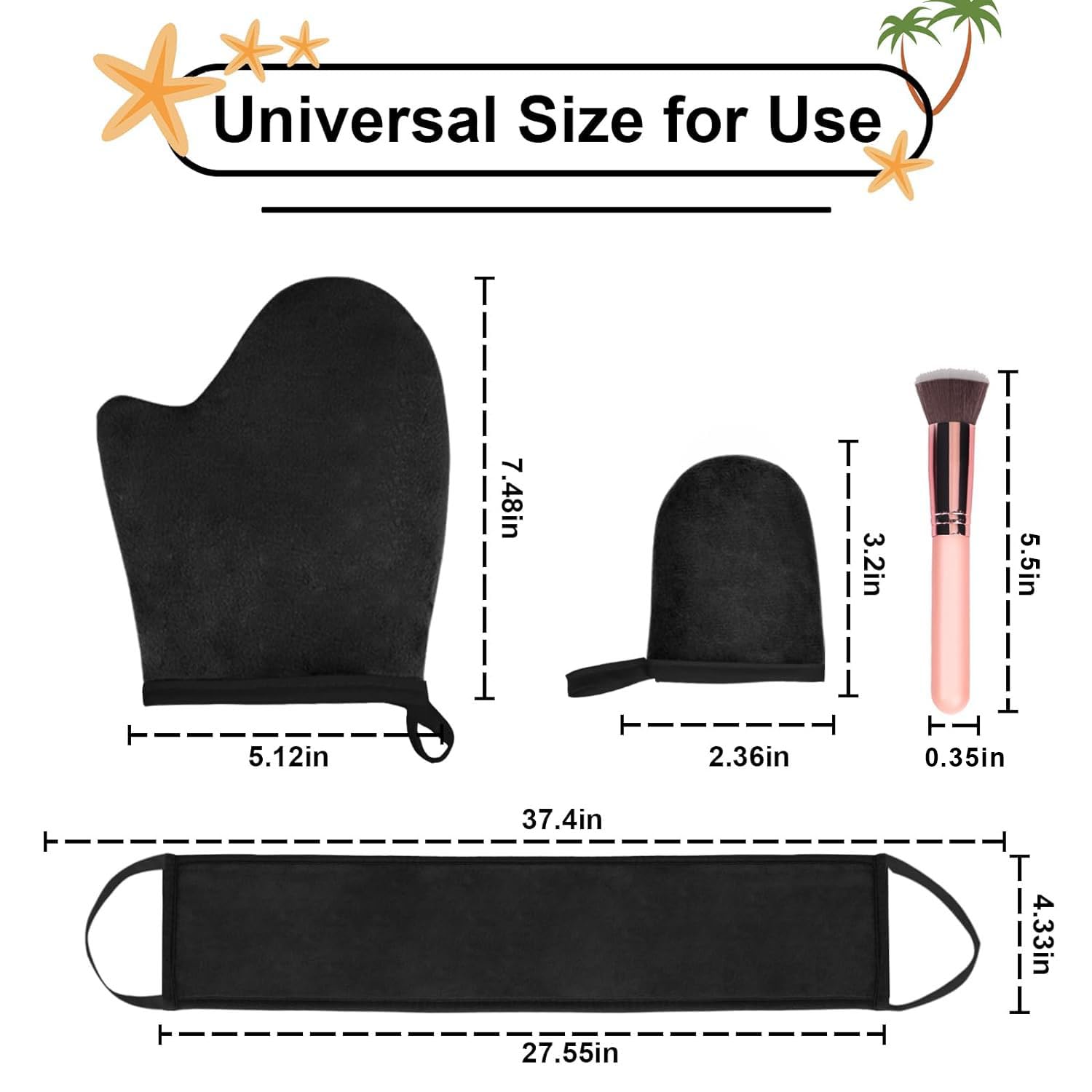 FIRSTPELLA mini face tanner mitt for precise facial tanning.