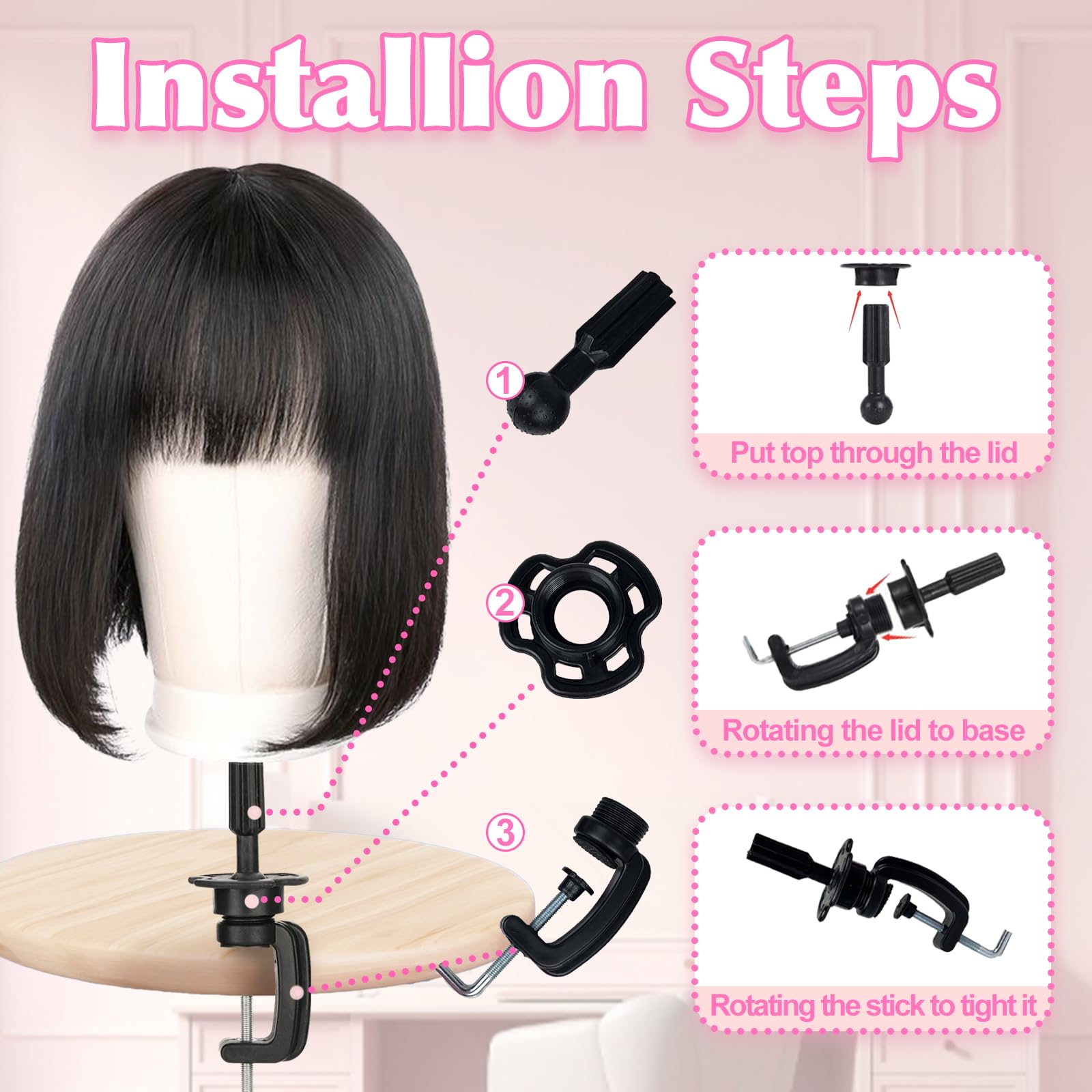 Firstwon teasing comb for smoothing and backcombing wigs