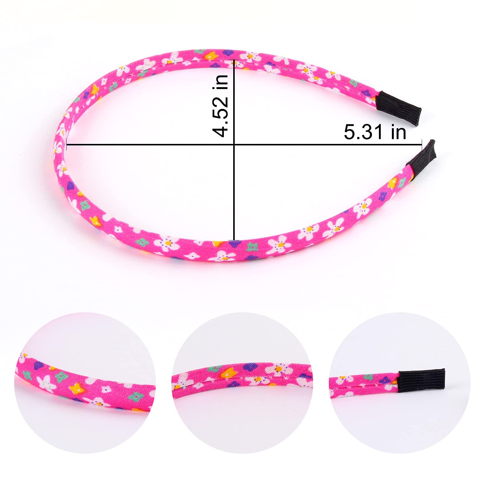 Fishdown headbands in soft polyester provide comfortable daily wear.