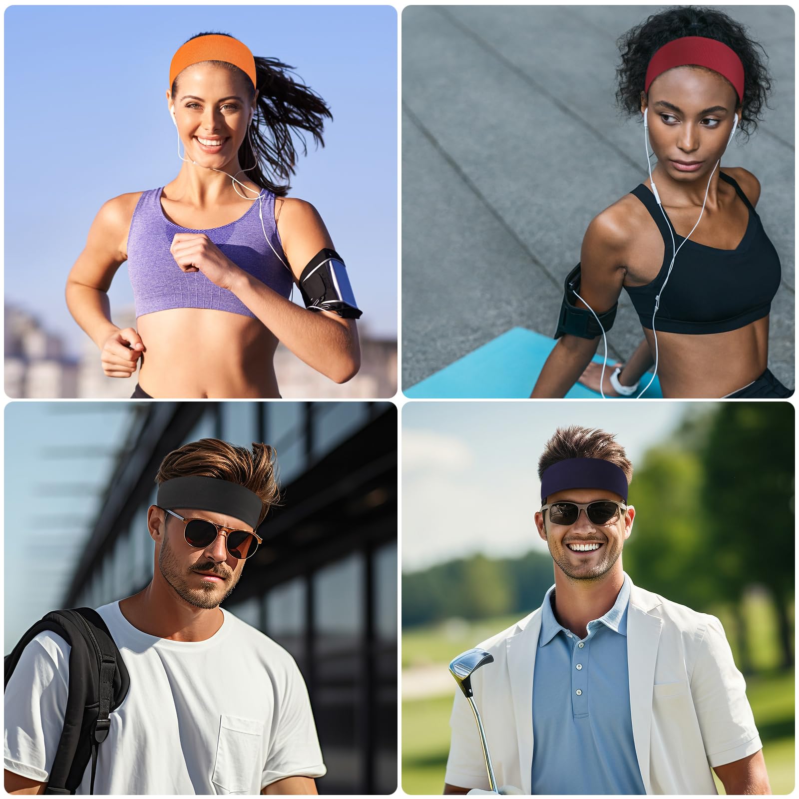 Fishinsea headbands for daily wear offer comfort and sweat absorption