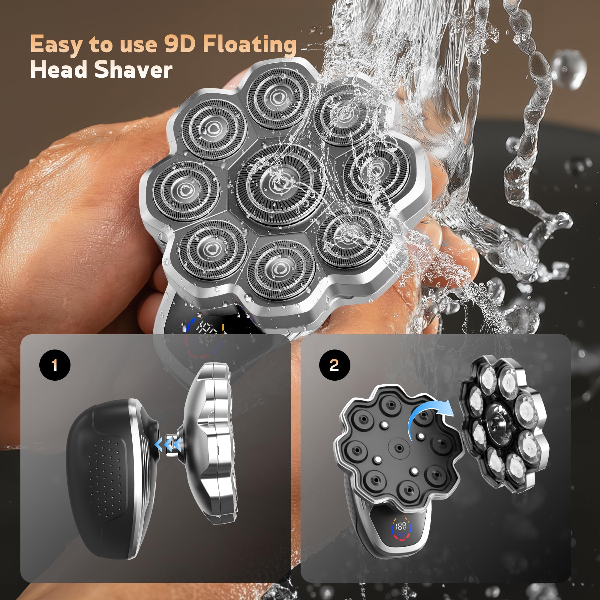 FITECHZY 2-hour fast charge delivers up to 50 minutes of cordless use.