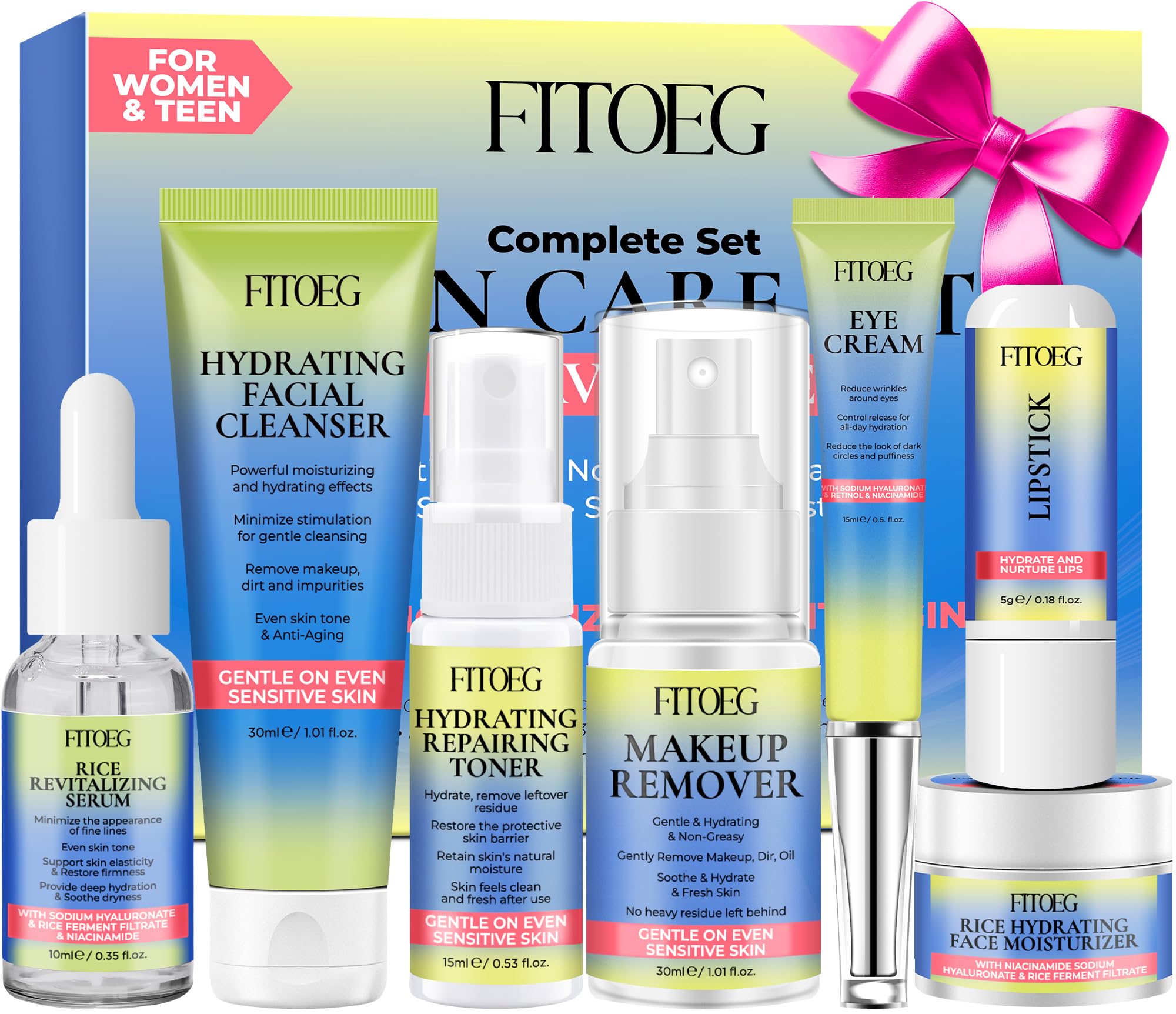 FITOEG limpiador facial para adolescentes, limpieza suave que prepara la piel para la rutina.