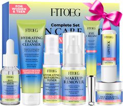 FITOEG limpiador facial para adolescentes, limpieza suave que prepara la piel para la rutina.