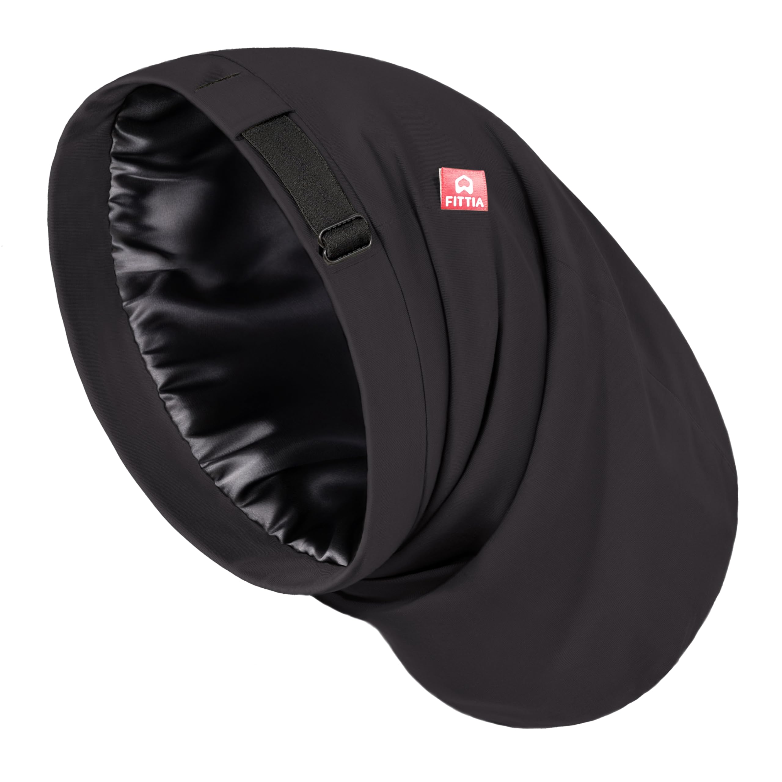 Gorro satin Fittia grande para dreadlocks, protege peinado nocturno.